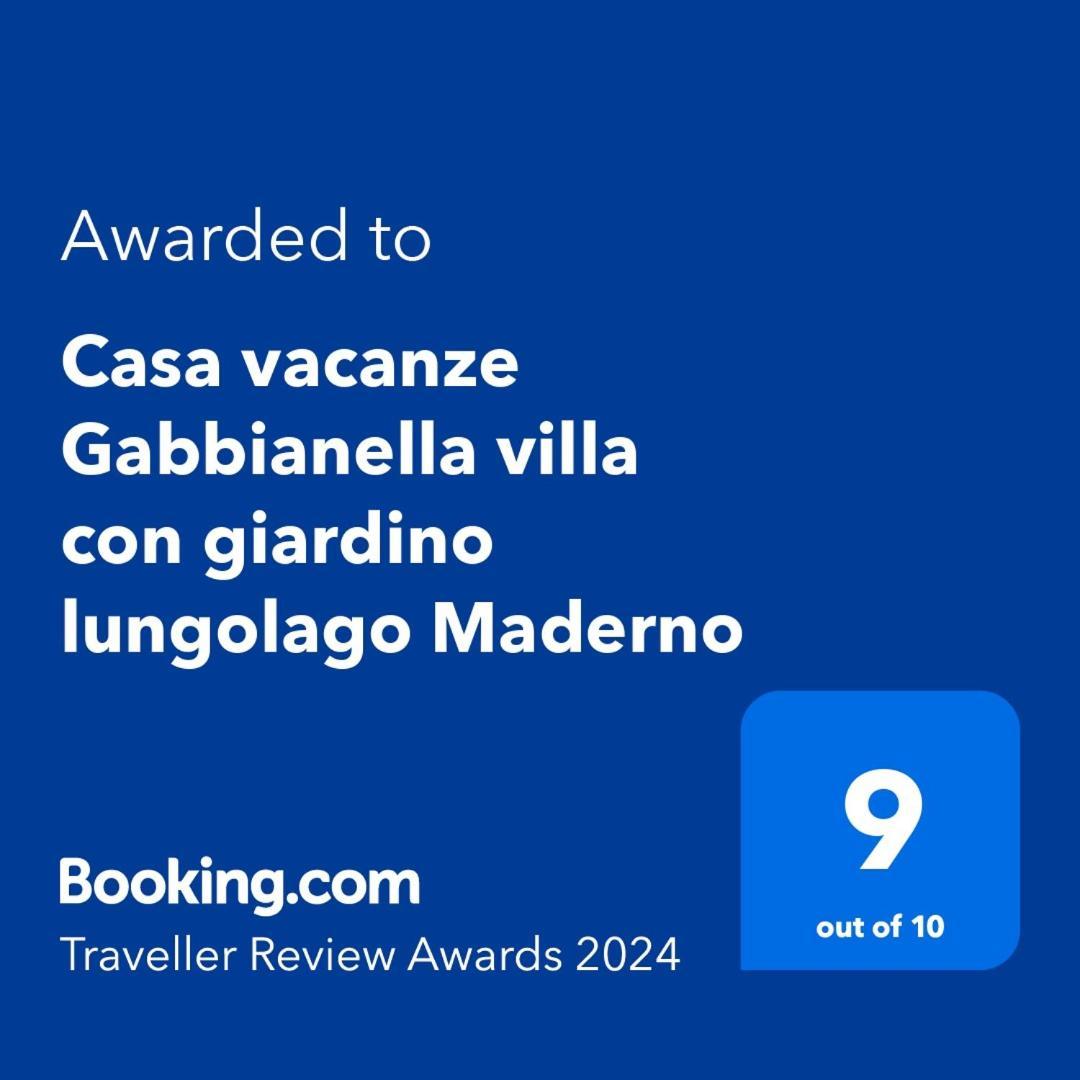 Casa Vacanze Gabbianella Villa Con Giardino Lungolago Maderno Toscolano Maderno Dış mekan fotoğraf